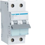 Installatieautomaat Hager 1-polig+Nul B-karakteristiek Installatieautomaat Hager 1-polig+Nul B-karakteristiek